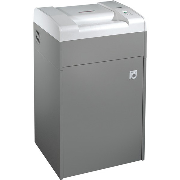 Dahle 20394 High Security Paper Shredder w/Automatic Oiler - Continuous Shredder - Extreme Cross Cut - 11 Per Pass - for shredding Paper - 0.039" x 0.185" Shred Size - P-7 - 35 ft/min - 16" Throat - 50 gal Wastebin Capacity - 2982.80 W - Gray