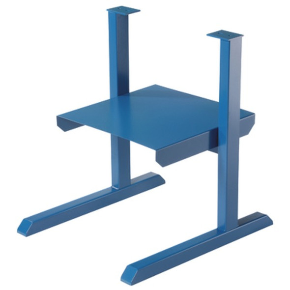 Dahle 712 Trimmer Stand w/Tray - Steel - Blue - 21.5" Length - 1