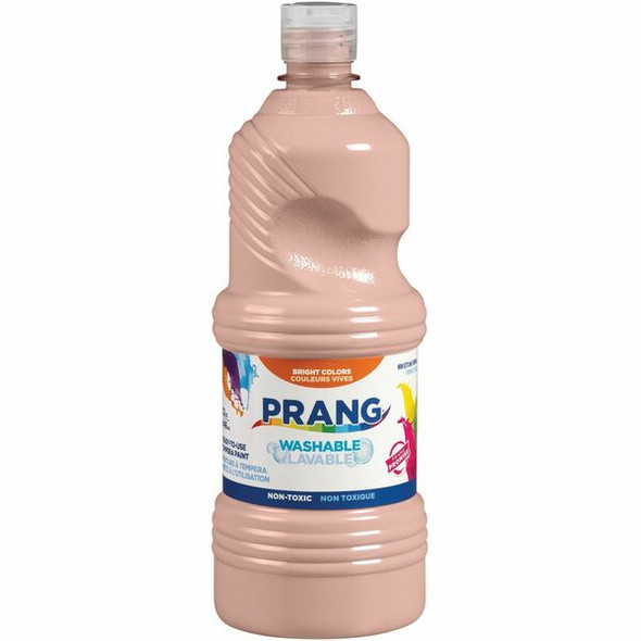 Prang Ready-to-Use Washable Tempera Paint - 1 quart - 1 Each - Peach