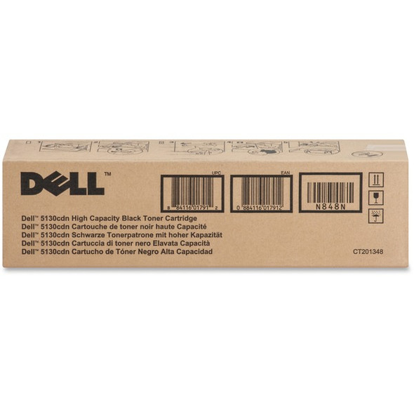 Dell N848N Toner Cartridge - Laser - High Yield - 18000 Pages - Black - 1 Each