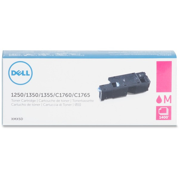 Dell Original Laser Toner Cartridge - Magenta - 1 Each - 1400 Pages