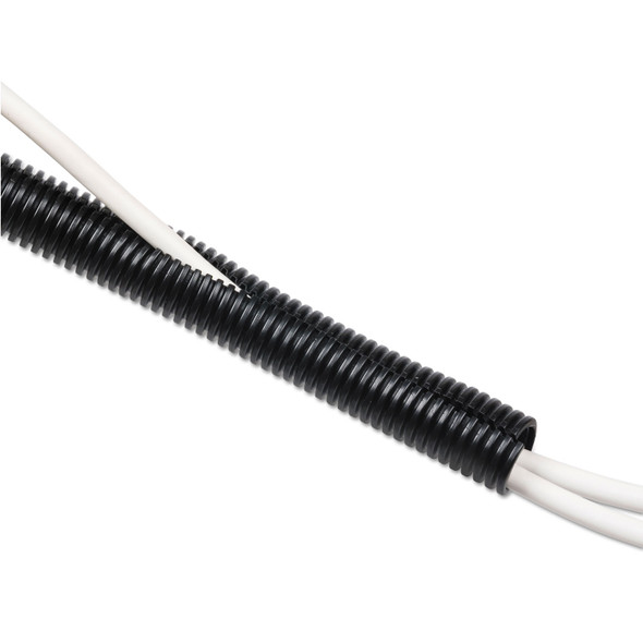 Cable Tidy Tube, 1" Diameter x 43" Long, Black