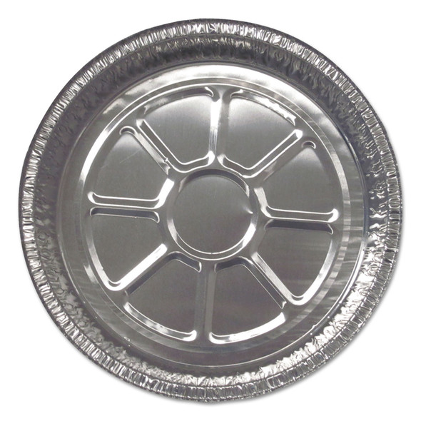 Aluminum Closeable Containers, Round, 8" Diameter x 1.56"h, Silver, 500/Carton