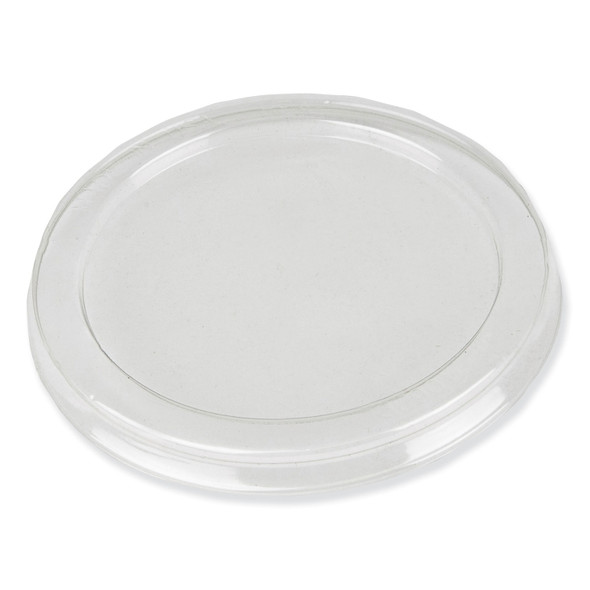 Dome Lids for 3.25" Round Containers, 3.25" Diameter, Clear, Plastic, 1,000/Carton