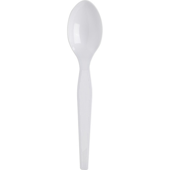 Dixie Heavyweight Disposable Teaspoons by GP Pro - 1000/Carton - Teaspoon - 1 x Teaspoon - White