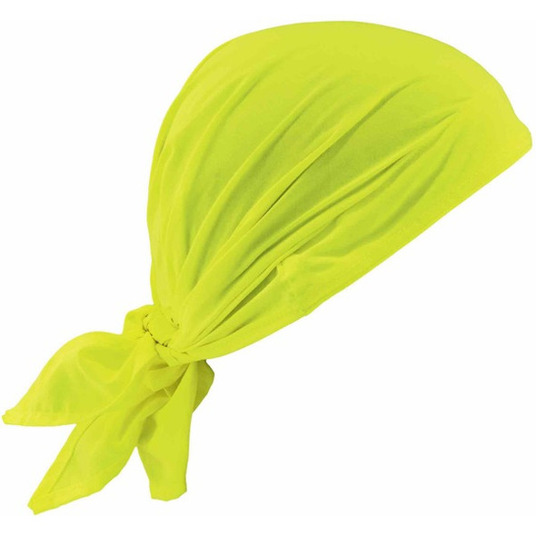 Chill-Its 6710 Evaporative Cooling Hat - 24 / Carton - Lime - Acrylic, Polymer