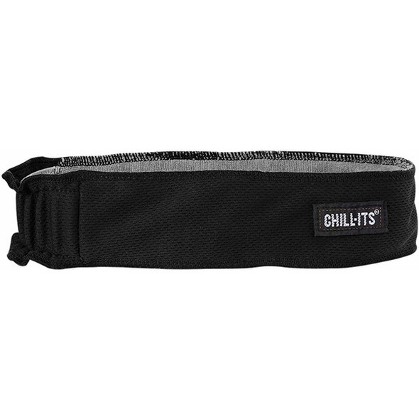 Chill-Its 6605 High-Performance Headband - 6 / Carton - 2" Height x 0.3" Width x 20" Length - Black - Cloth, Elastic