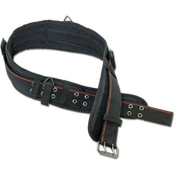 Ergodyne Arsenal 5555 5-Inch Padded Base Layer Work Belt - 1 Each - Medium (M) - Buckle Attachment - 5" Height Length - Black - Polyester, Nickel Plated, Metal, Foam