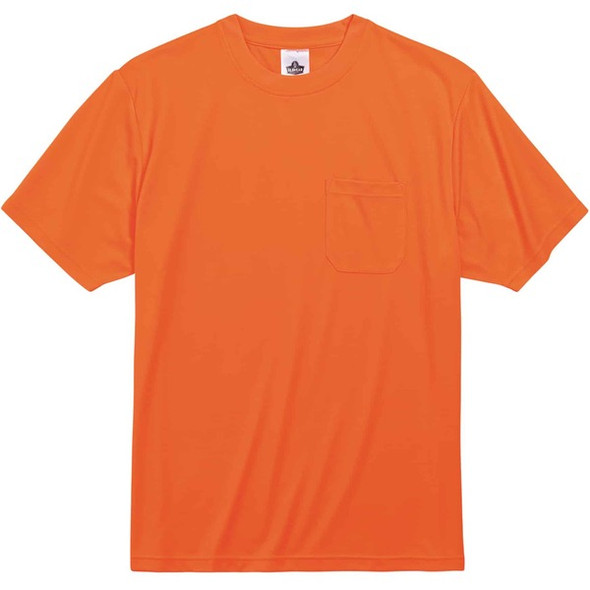 GloWear 8089 Non-certified T-shirt - 5XL Size - Polyester - Orange