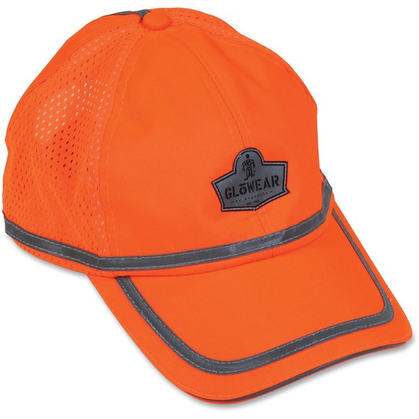 GloWear Class 2 Hi-Vis Baseball Cap - Polyester - Orange