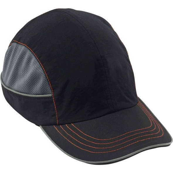 Skullerz 8950XL Bump Cap Hat - Recommended for: Industrial, Mechanic, Factory, Home, Baggage Handling - X-Large Size - Bump, Scrape, Head Protection - Black - Comfortable, Impact Resistant, Machine Washable, Removable - 1 Each