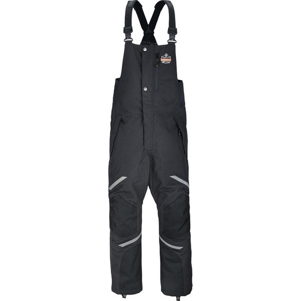 N-Ferno 6471 Thermal Bibs - Bib Overall - Large - Black - 1600D Nylon, 500D Nylon