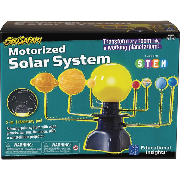 Educational Insights GeoSafari Motorized Solar System - Theme/Subject: Learning - Skill Learning: Planets, Solar System - 8 Year & Up - Multi