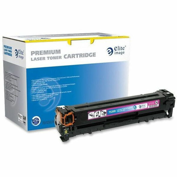 Elite Image Remanufactured Laser Toner Cartridge - Alternative for HP 125A (CB543A) - Magenta - 1 Each - 1400 Pages