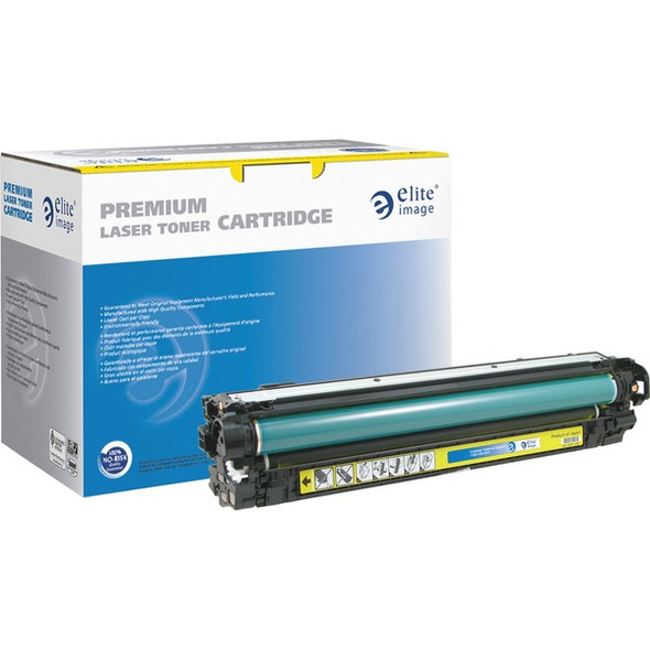 Elite Image Remanufactured Laser Toner Cartridge - Alternative for HP 650A (CE272A) - Yellow - 1 Each - 15000 Pages