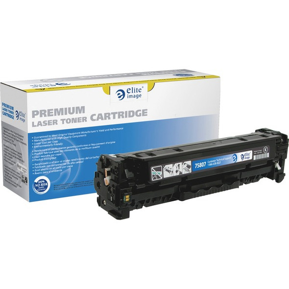 Elite Image Remanufactured High Yield Laser Toner Cartridge - Alternative for HP 305X (CE410X) - Black - 1 Each - 4000 Pages