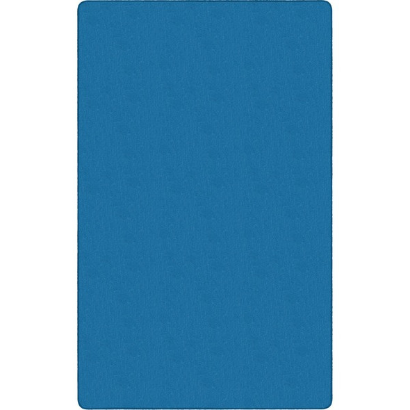 Flagship Carpets Classic Solid Color 9' Rectangle Rug - Floor Rug - Classic, Traditional - 108" Length x 72" Width - Rectangle - Blue - Nylon