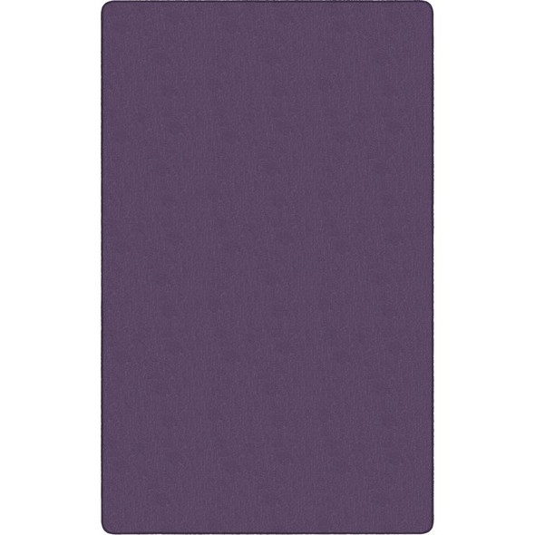 Flagship Carpets Classic Solid Color 9' Rectangle Rug - Floor Rug - Classic, Traditional - 108" Length x 72" Width - Rectangle - Purple - Nylon