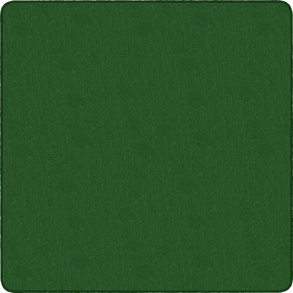 Flagship Carpets Classic Solid Color 12' Square Rug - Traditional - 12 ft Length x 12 ft Width - Square - Clover - Nylon