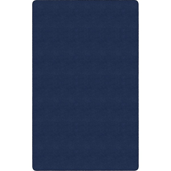 Flagship Carpets Americolors Solid Color Rug - Floor Rug - Traditional - 72" Length x 48" Width - Rectangle - Navy - Nylon