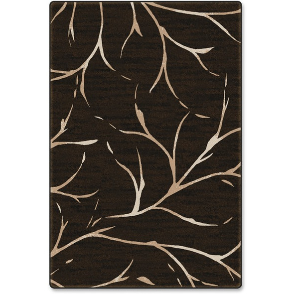 Flagship Carpets Dark Choc Moreland Design Rug - 12 ft Length x 99.60" Width - Dark Chocolate - Nylon