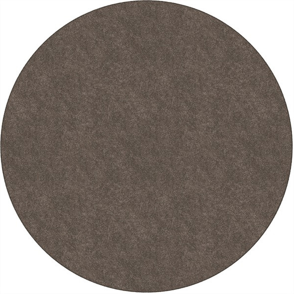 Flagship Carpets Amerisoft Solid Color Rug - 72" Diameter - Round - Wheat - Nylon, Polyester