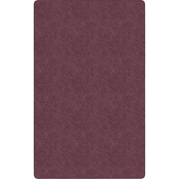 Flagship Carpets Amerisoft Solid Color Rug - 12 ft Length x 90" Width - Rectangle - Plum - Nylon, Polyester