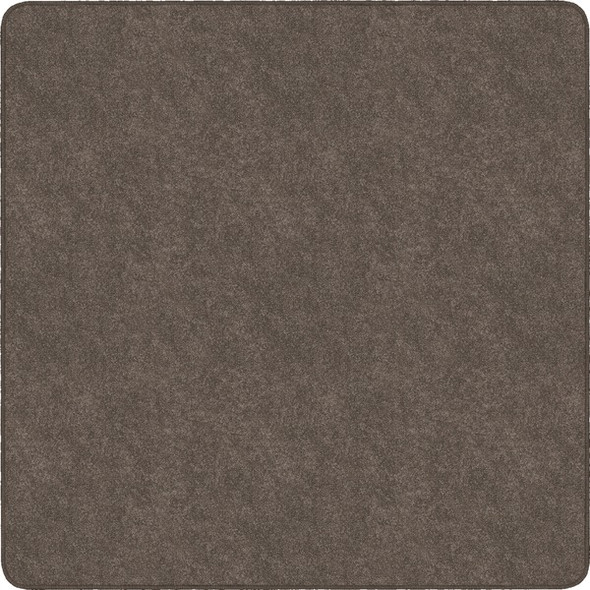 Flagship Carpets Amerisoft Solid Color Rug - 12 ft Length x 12 ft Width - Square - Wheat - Nylon, Polyester