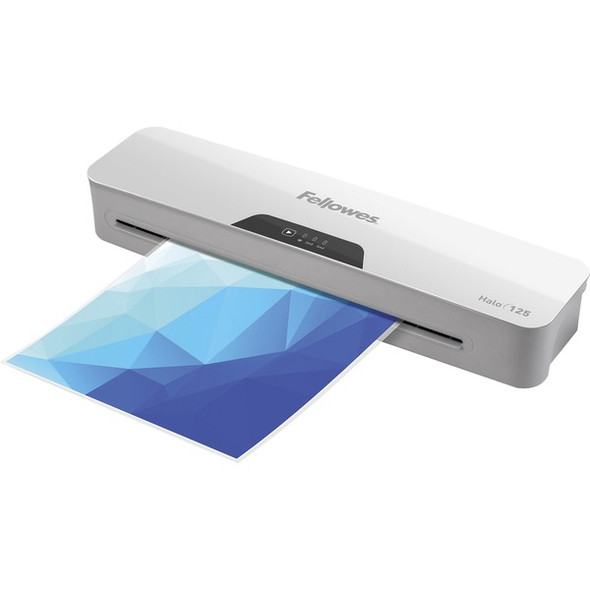 Fellowes Halo&trade; 125 Thermal Laminator for Home, School or Office with 25 Pouch Starter Kit, Easy to Use, 1 Minute Warm-Up, Jam Free - Pouch - Release Lever - 4.3" x 17.1" x 2.9"