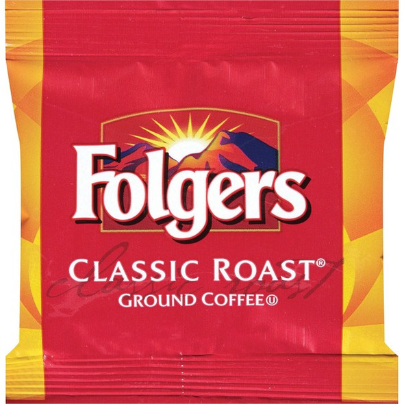 Folgers&reg; Classic Roast Coffee - Medium - 0.9 oz - 36 / Carton