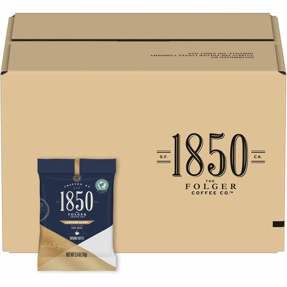 Folgers&reg; Ground 1850 Lantern Glow Coffee - Light - 2.5 oz - 24 / Carton