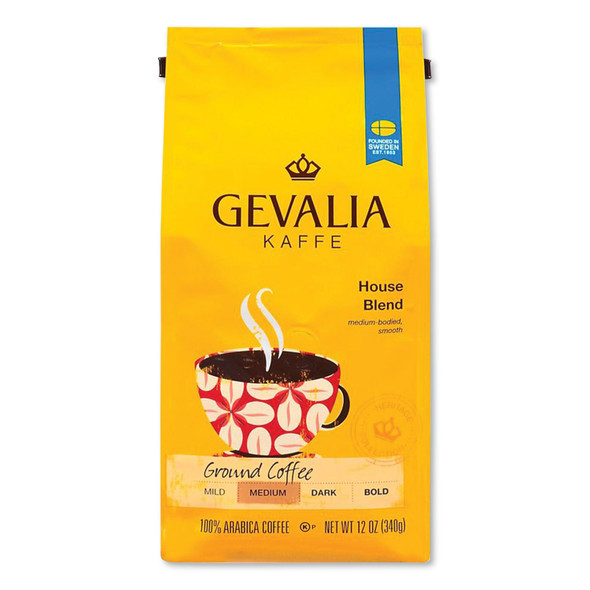 Coffee, House Blend, Ground, 12 oz Bag