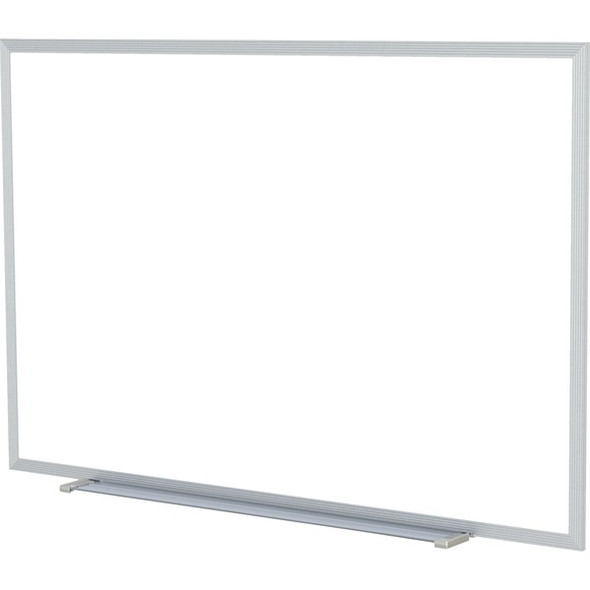 Ghent M2 Dry Erase Board - 60" (5 ft) Width x 36" (3 ft) Height - White Surface - Satin Aluminum Frame - Rectangle - Horizontal - Non-magnetic, Accessory Tray, Eco-friendly, Durable - 1 Each - TAA Compliant