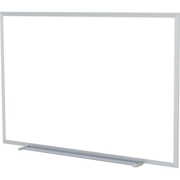 Ghent M2 Dry Erase Board - 60" (5 ft) Width x 48" (4 ft) Height - White Surface - Satin Aluminum Frame - Rectangle - Horizontal - Non-magnetic, Accessory Tray, Eco-friendly, Durable - 1 Each - TAA Compliant