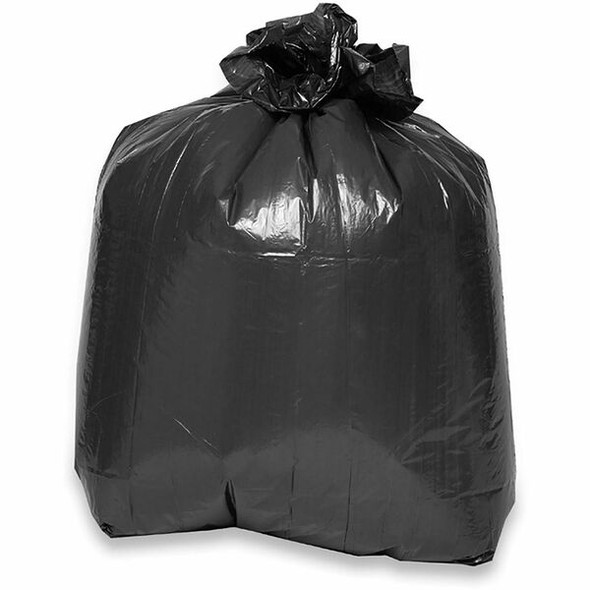 Genuine Joe Low Density Liners - Large Size - 45 gal Capacity - 40" Width x 46" Length - 0.70 mil (18 Micron) Thickness - Low Density - Brown, Black - 40/Carton