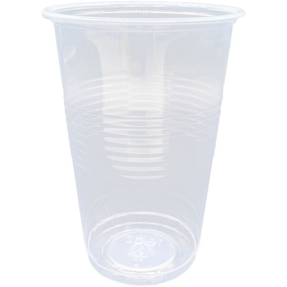 Genuine Joe 16 oz Translucent Beverage Cups - 50 / Bag - 20 / Carton - Clear - Plastic - Beverage