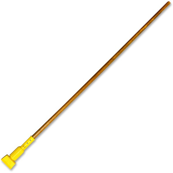 Genuine Joe Wide Band Mop Handle - 60" Length - Natural - Wood - 1 Each