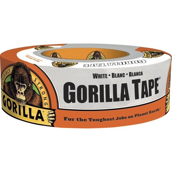 Gorilla Tape - 30 yd Length x 1.88" Width - 1 Each - White