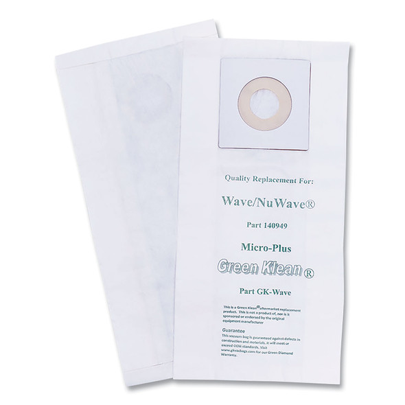 Replacement Vacuum Bags, Fits Windsor Chariot iVac/Nuwave, 10/Pack