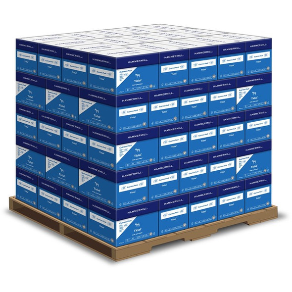 Hammermill Tidal Express Pack Copy Paper - White - 92 Brightness - Letter - 8 1/2" x 11" - 20 lb Basis Weight - 200000 / Pallet - Sustainable Forestry Initiative (SFI) - Jam-free, Acid-free, Archival-safe - White