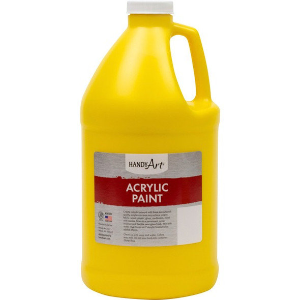 Handy Art Acrylic Paint - 2 quart - 1 Each - Chrome Yellow