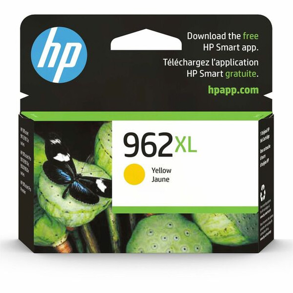 HP 962XL (3JA02AN) Original High Yield Inkjet Ink Cartridge - Yellow - 1 Each - 1600 Pages