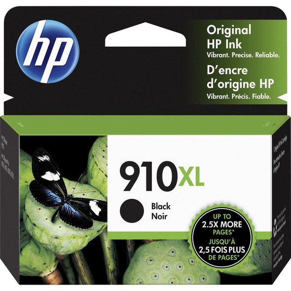 HP 910XL (3YL65AN) Original High Yield Inkjet Ink Cartridge - Black - 1 Each - 825 Pages