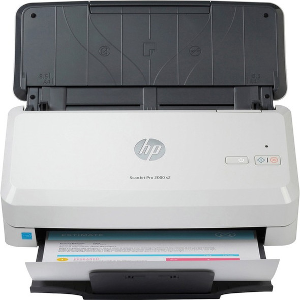 HP ScanJet Pro 2000 s2 Sheetfed Scanner - 600 dpi Optical - 48-bit Grayscale - 35 ppm (Mono) - 35 ppm (Color) - Duplex Scanning - USB