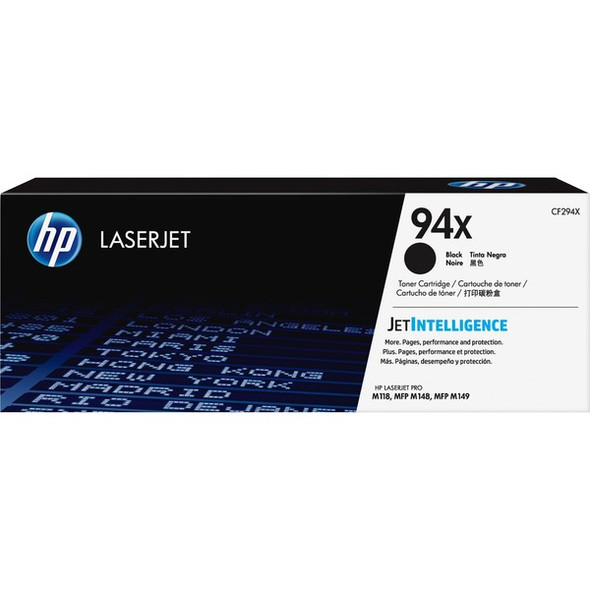 HP 94X (CF294X) Original Laser Toner Cartridge - Black Pack - 2800 Pages