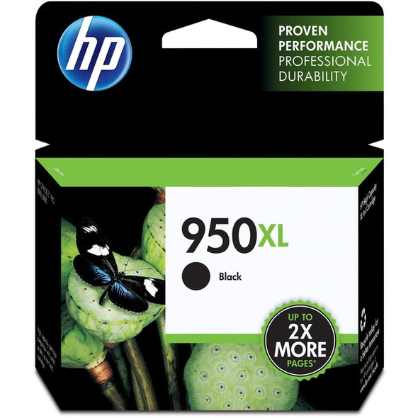 HP 950XL (CN045AN) Original Inkjet Ink Cartridge - Black - 1 Each - 2300 Pages