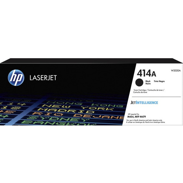 HP 414A Original Laser Toner Cartridge - Black - 1 Each - 2400 Pages