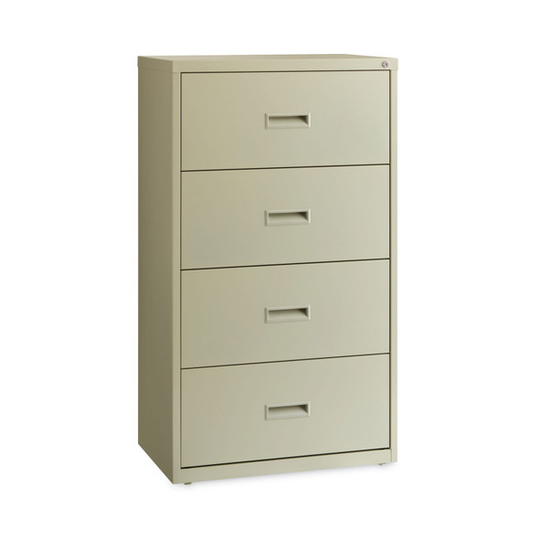 Lateral File Cabinet, 4 Letter/Legal/A4-Size File Drawers, Putty, 30 x 18.62 x 52.5