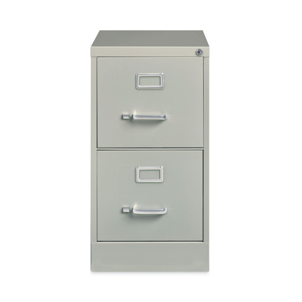 Vertical Letter File Cabinet, 2 Letter-Size File Drawers, Light Gray, 15 x 22 x 28.37