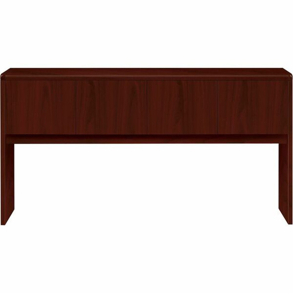 HON 10700 H107318 Hutch - 74.6" x 14.6"37.1" - Waterfall Edge - Finish: Mahogany